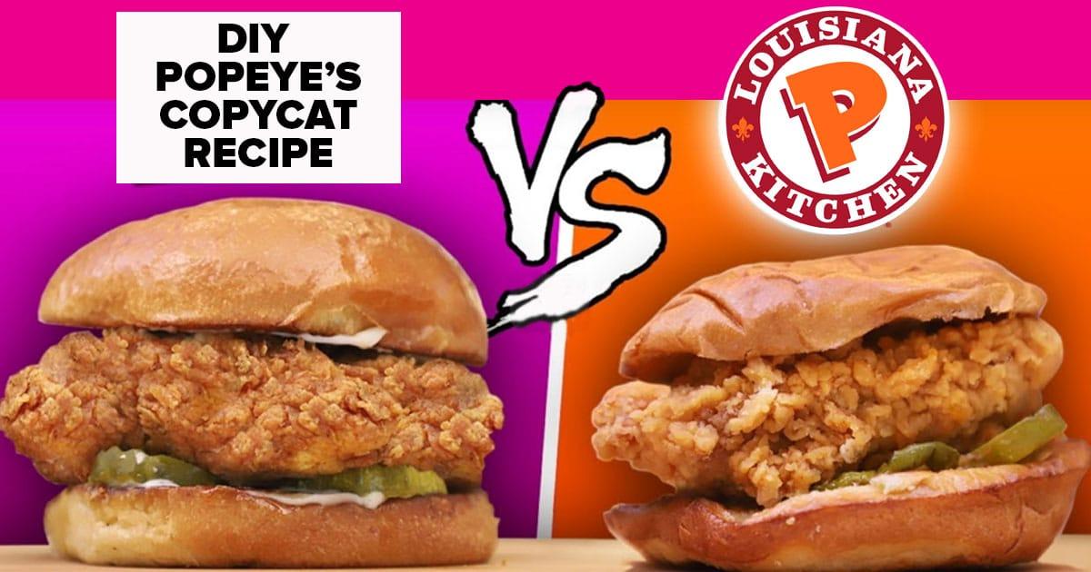 Popeye’s Chicken Sandwich Recipe Copycat