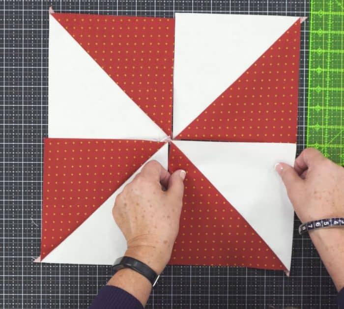 Easy Disappearing Double Pinwheel Quilt Materials