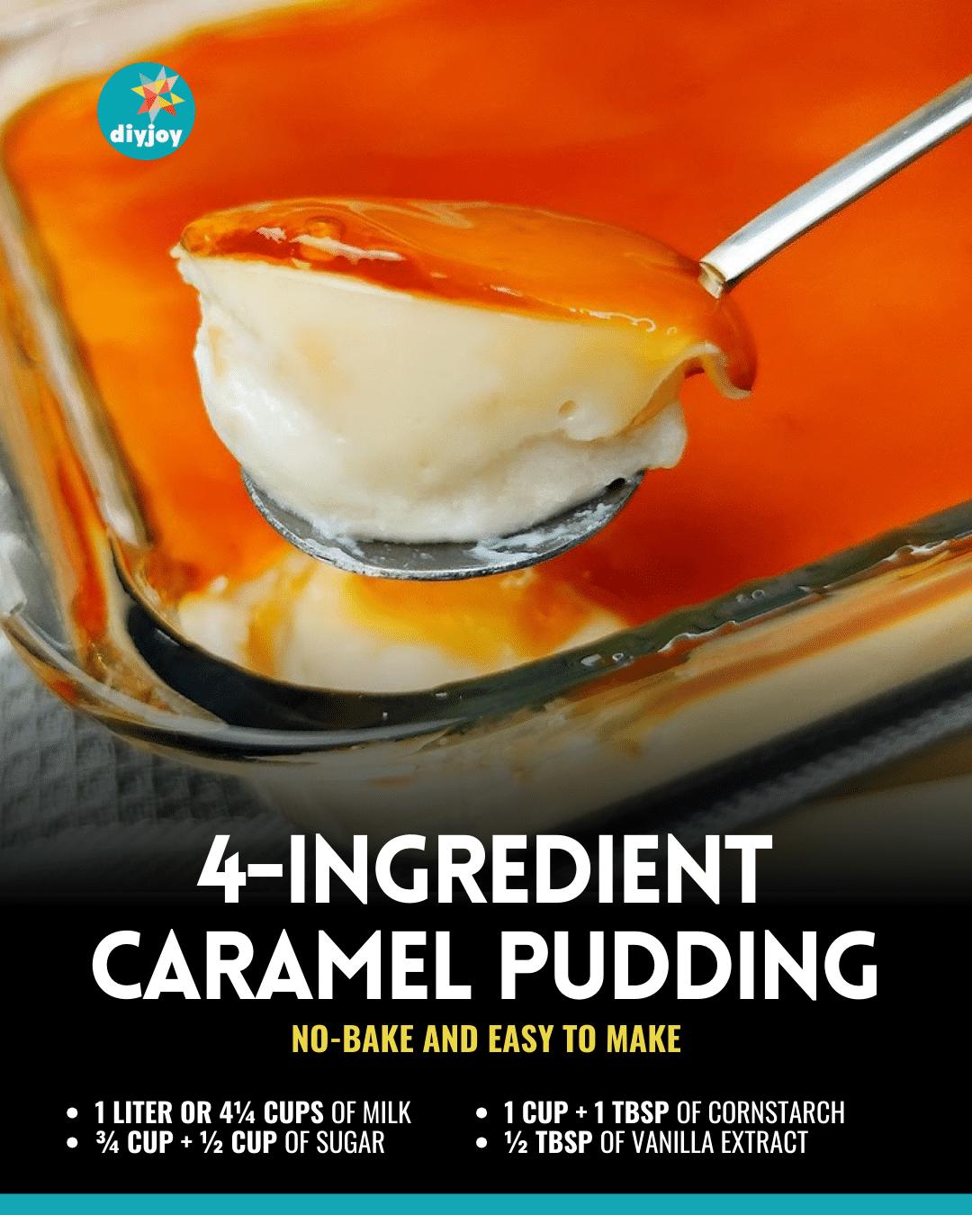 Easy 4-Ingredient Caramel Pudding Recipe