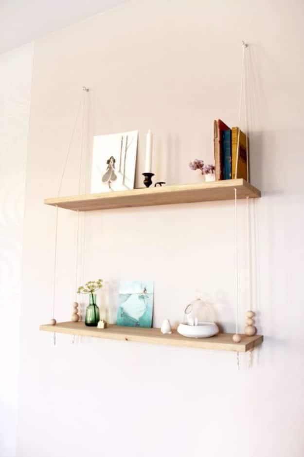 Scandinavian Inspired Swing Shelf, gentle on the budget and the clock alike and a project that earns its spot on a shelf
