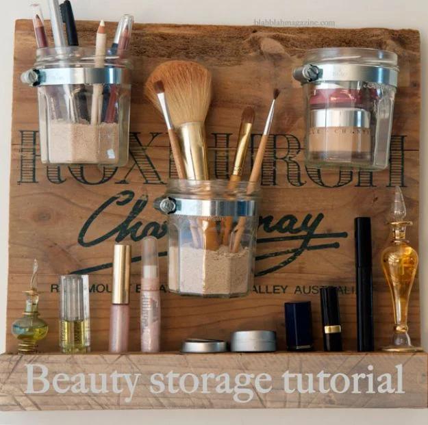 DIY Beauty Station, quick enough to finish before nap time and a look that photographs beautifully once finished