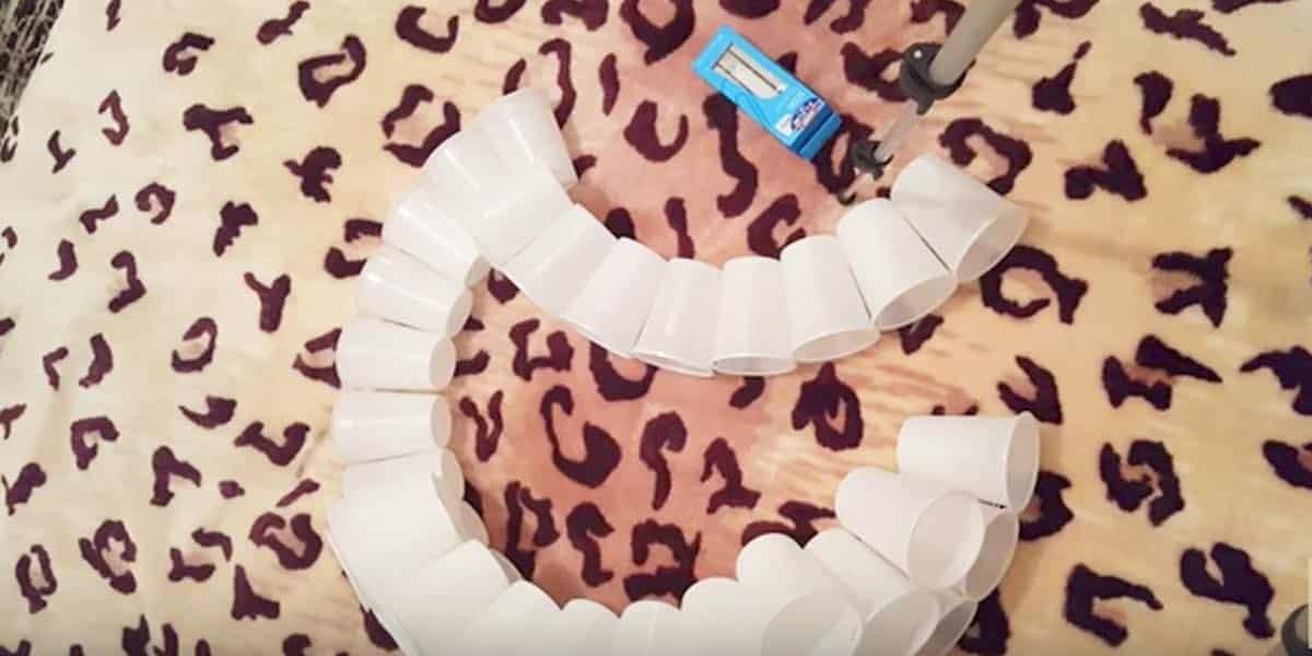 She Attaches Plastic Cups To Each Other…The Result? Magical!