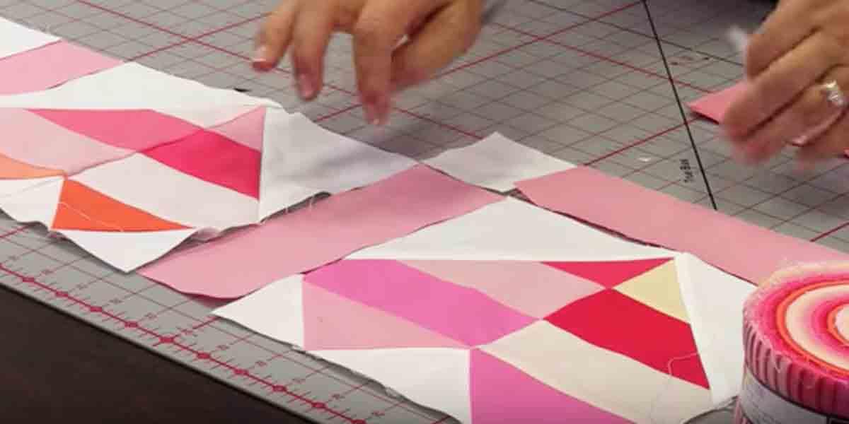 Cut Shapes To Make Hearts And Sew This “Tender Heart” Quilt