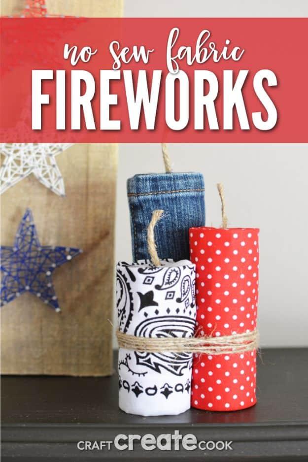 No-Sew Fabric Fireworks, a cozy handmade touch that beats a store bought version and a favorite pick from this roundup