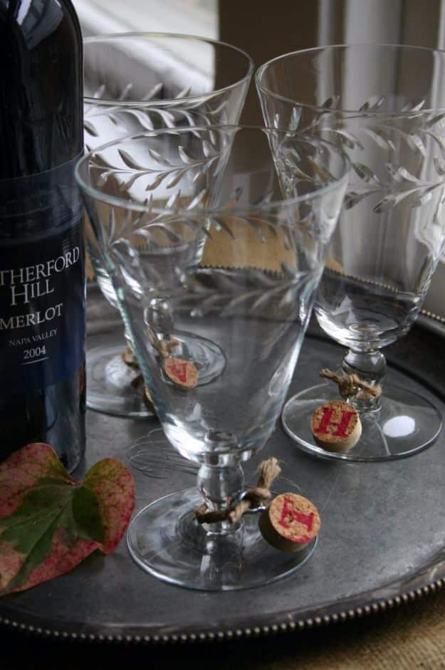 DIY Wine Glass Charms, easy to scale up for a full batch and an upgrade that feels far pricier than it actually was