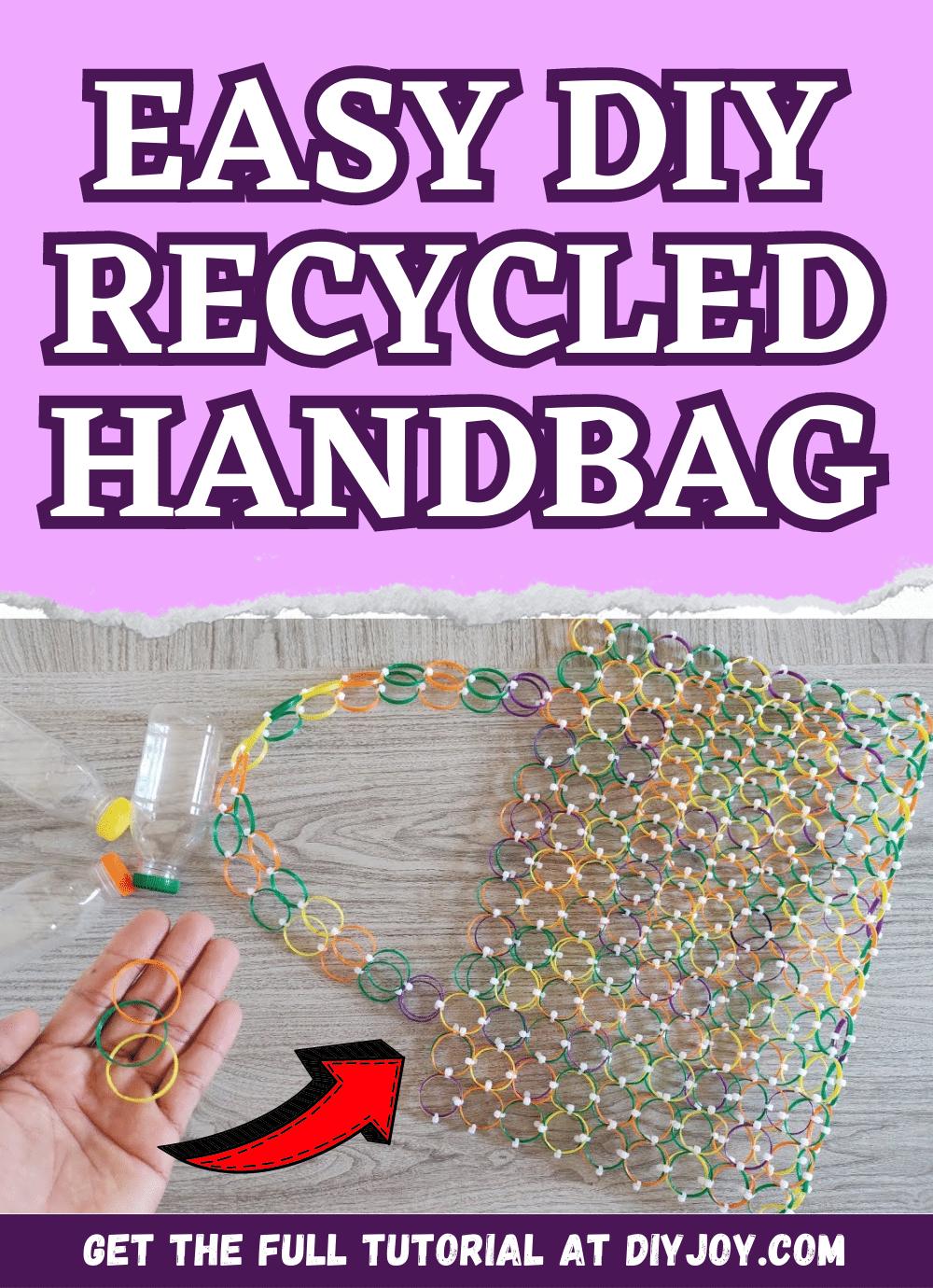 How To Make DIY Recycled Handbag Using Old Plastic Bottles