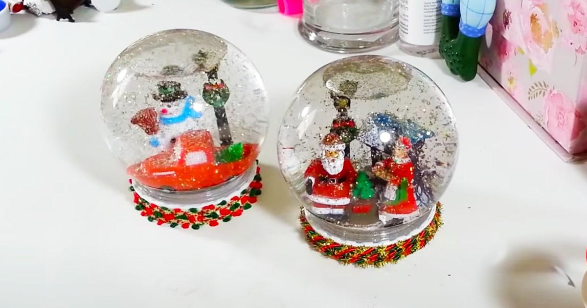 Dollar Tree DIY Snow Globe