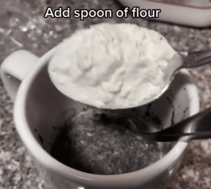 Ingredients for Oreo Mug Cake