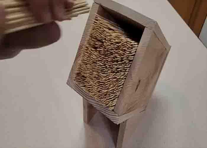 Making a DIY knife holder using Dollar Tree materials