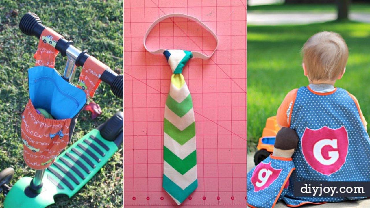 19 Cute Sewing Projects for Boys to Make