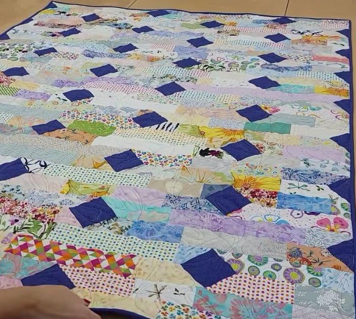 Easy Quilt Project Idea Using Fabric Scraps