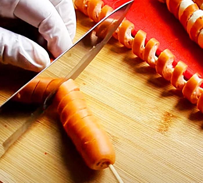 Spiral Sausage Recipe Made Easy - Quick Party Food Ideas - Sausage And Biscuit Wrap