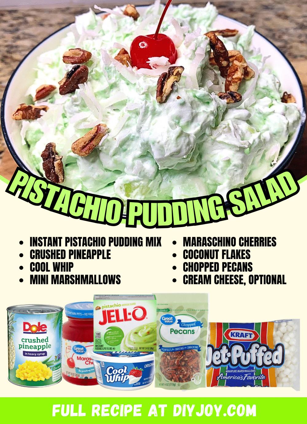 Quick & Easy Pistachio Pudding Salad Recipe