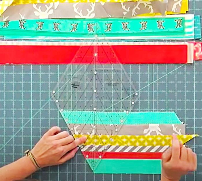 Use A Jelly Roll To Make A Quilt - Triangle Quilt - Easy Quilt Ideas
