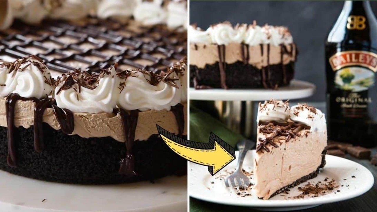 No-Bake Baileys Irish Cream Cheesecake Recipe