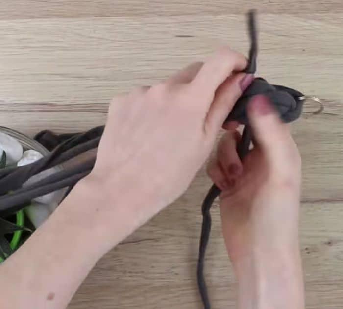 Easy Tshirt Hanging Planter Tutorial