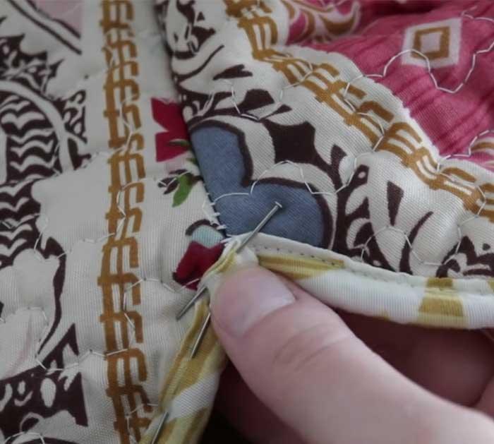 Attach Binding To DIY Jacket - Quilt DIY