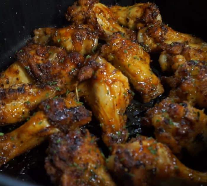 Easy To Make Air-Fryer Honey BBQ Chicken Wings