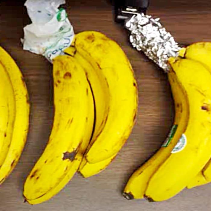 How To Keep Bananas Fresh - Ways To Preserve Food With Foil - Fruit Preservation Techniques