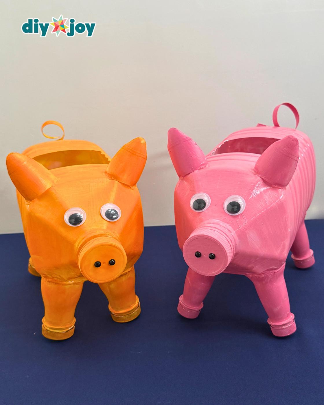 DIY Pig Shaped Planter