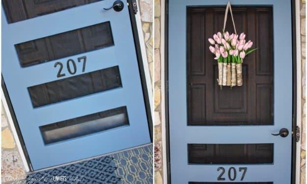 DIY Screen Door Tutorial, a weekend renovation hack, cheap enough to attempt using stuff already on hand