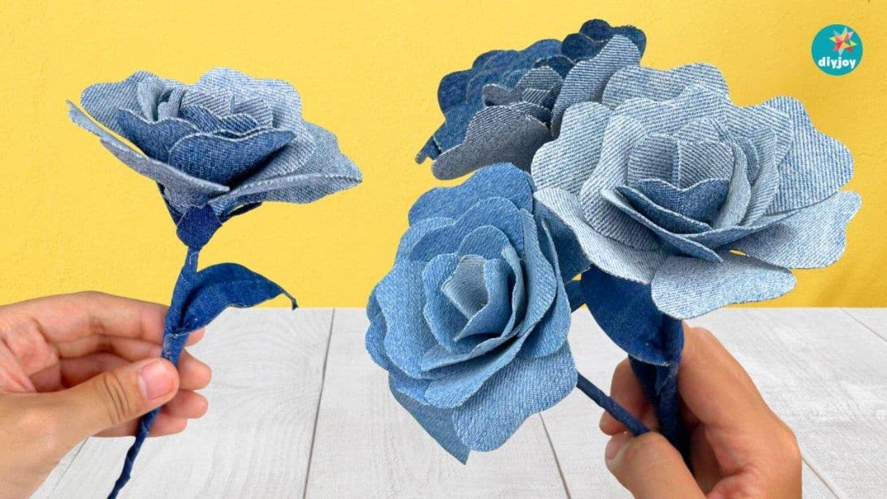 How To Make Denim Roses – DIY Denim Crafts