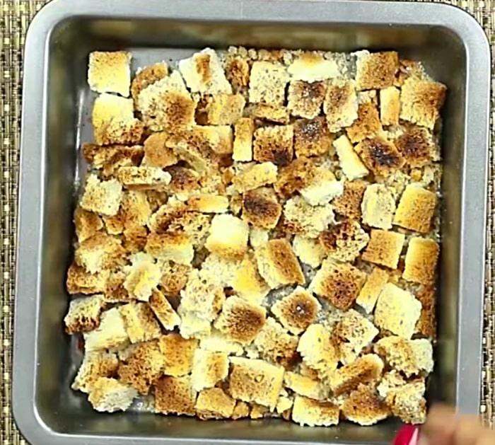 Make a Banana Bread Pudding Recipe for dessert tonight