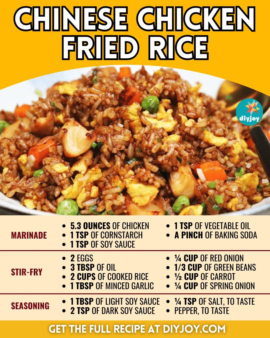 Easy Chinese Chicken Fried Rice Recipe