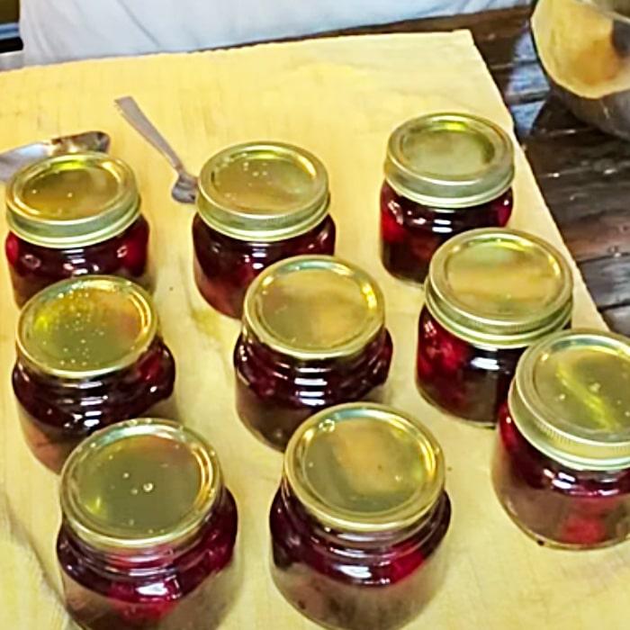 How To Can Drunk Cherries - Easy Canning Recipes - Cherry Canning Recipe