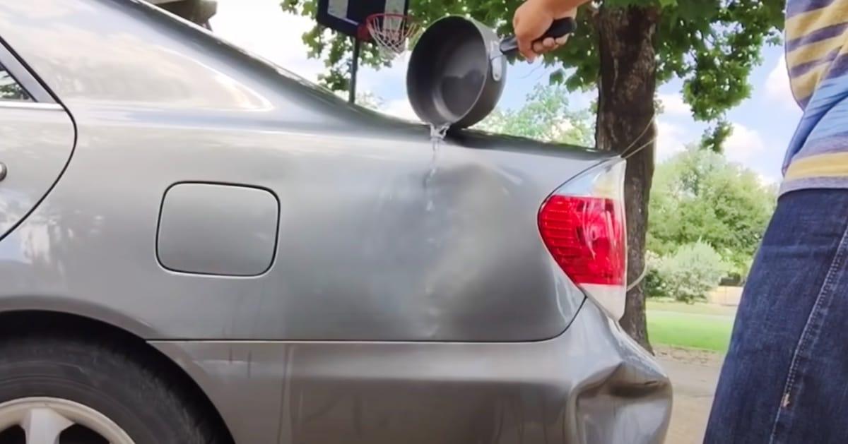 How To Remove Car Dents With Boiling Water