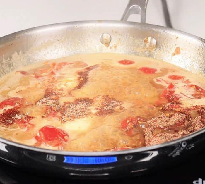 Easy to Make Skillet Cajun Sausage & Shrimp Scampi