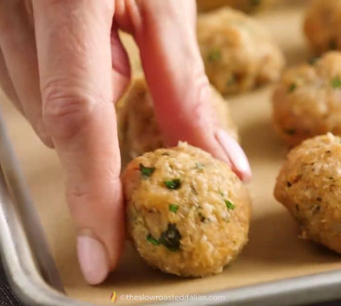 Easy To Make Parmesan Chicken Meatballs