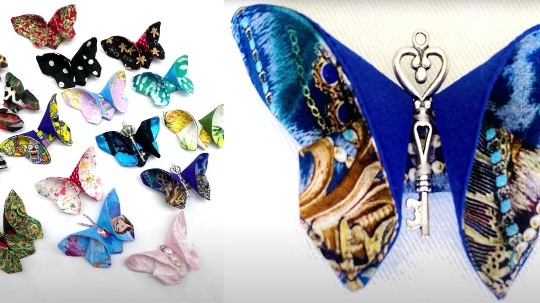 How to Make Fabric Butterflies