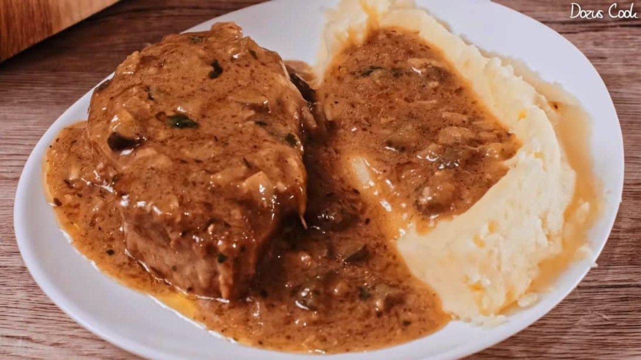 Delicious One Pan Pork with Gravy Sauce Recipe