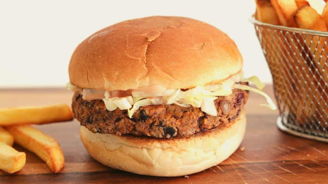 Healthy & Delicious 30-Minute Bean Burger Recipe