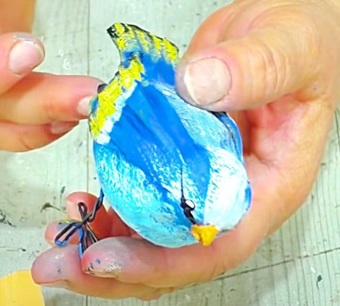 Hand Painted Bird Idea - DIY Bird Model - Easy