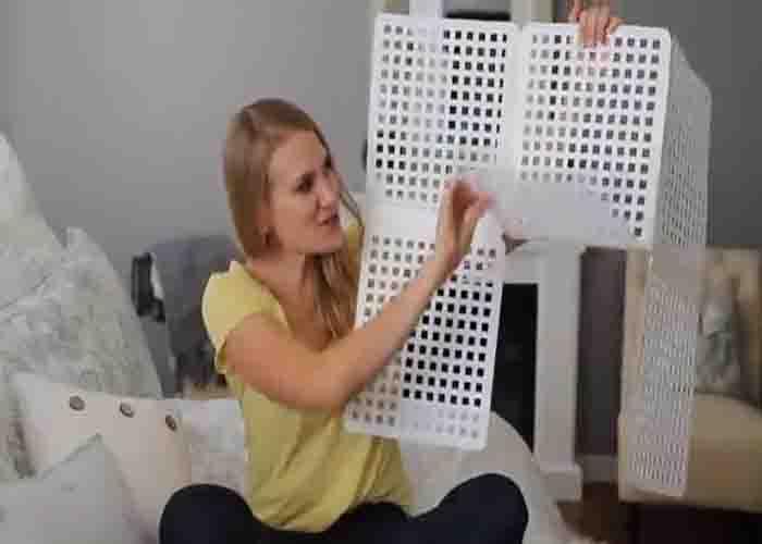 Make a folding board using some Dollar Tree chop mats