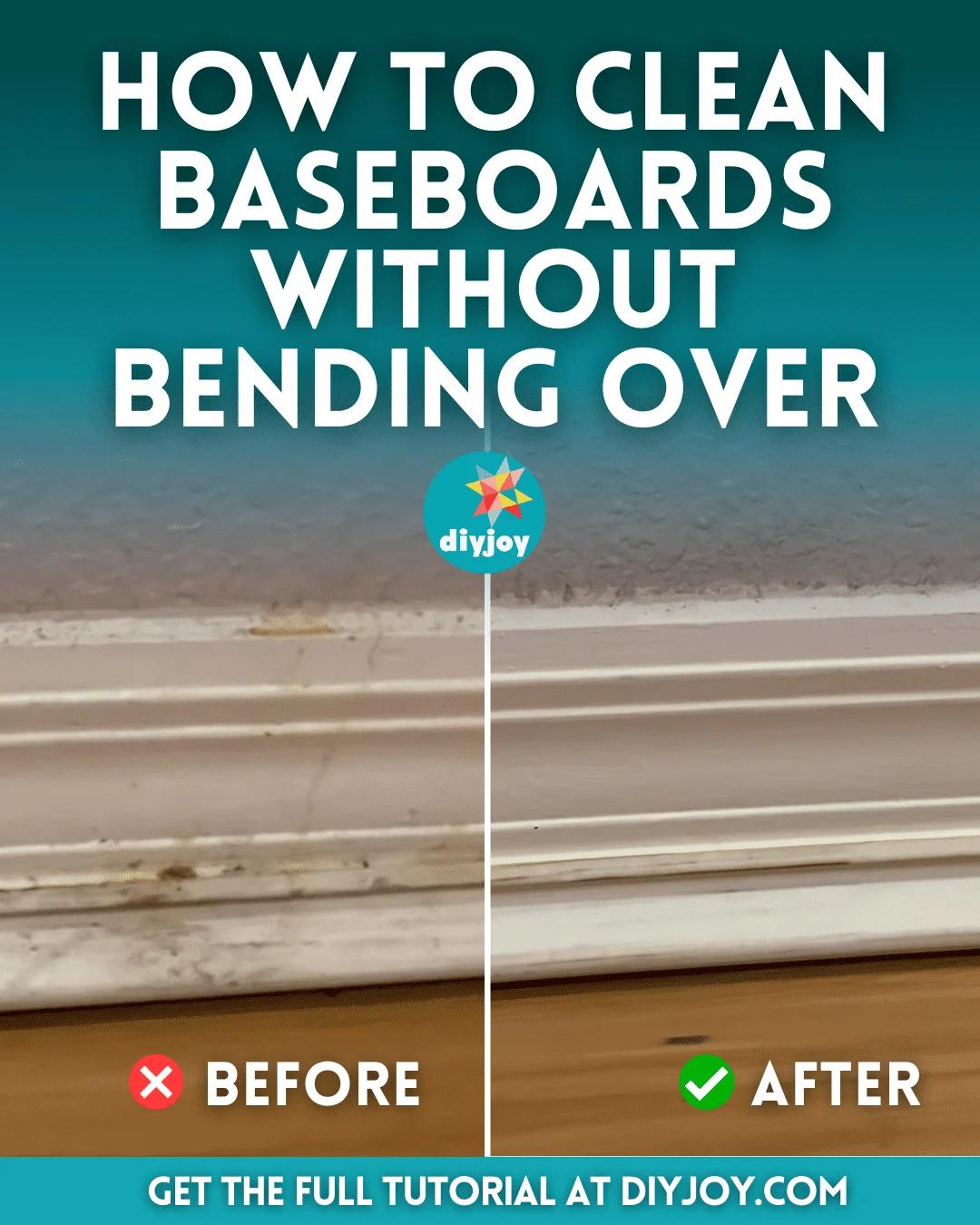 How to Clean Baseboards Without Bending Over