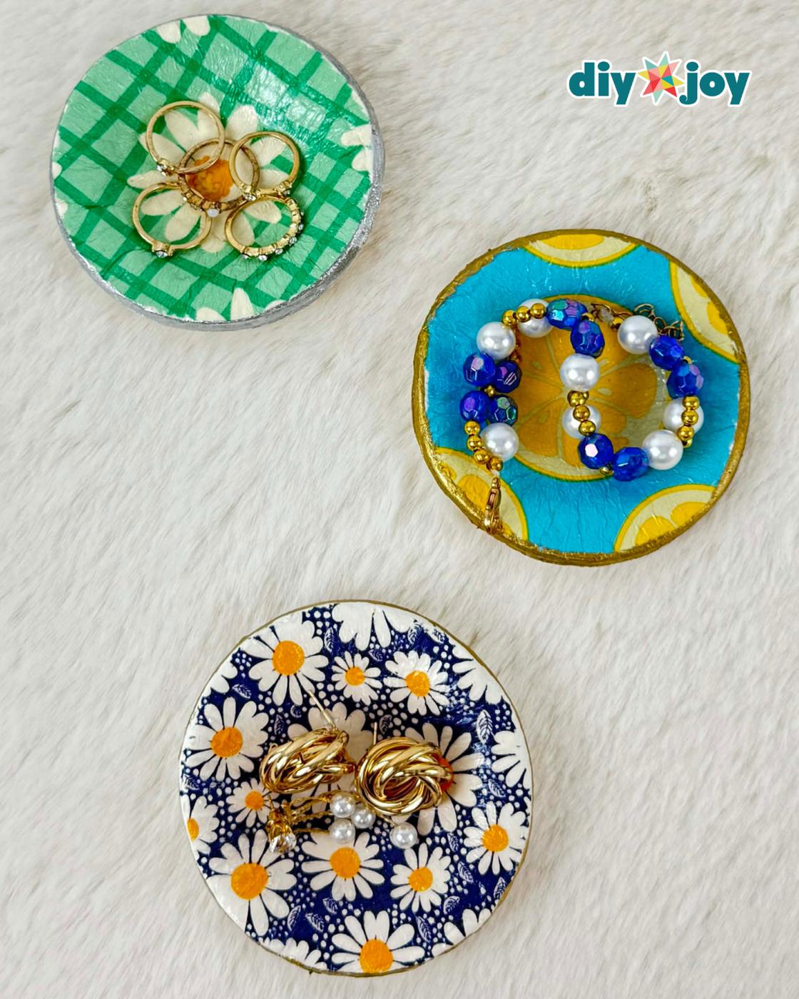 Easy Air Dry Clay Jewelry Trinket — fun and simple air-dry clay trinket craft