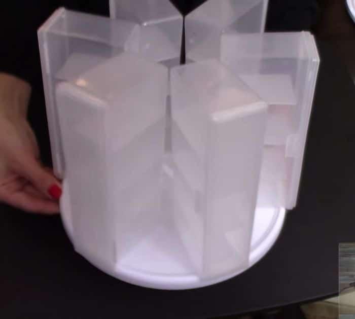 Easy Dollar Tree DIY Rotating Storage