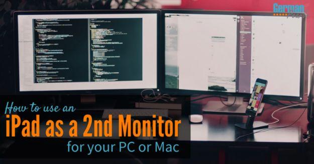Use an iPad as a Second Monitor to Increase Productivity, a iPad hack, handy enough to pass along to a friend