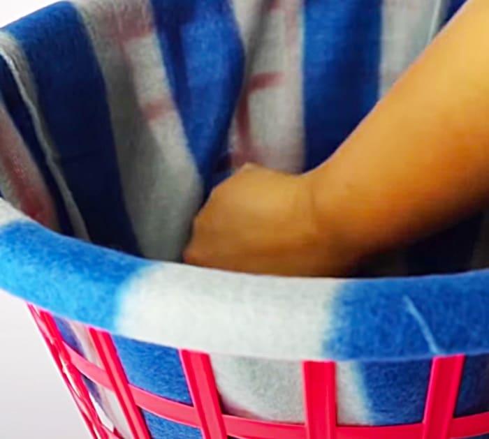 Dollar Tree Storage Ideas - DIY Rope Laundry Basket - Easy Laundry Basket Made From Rope