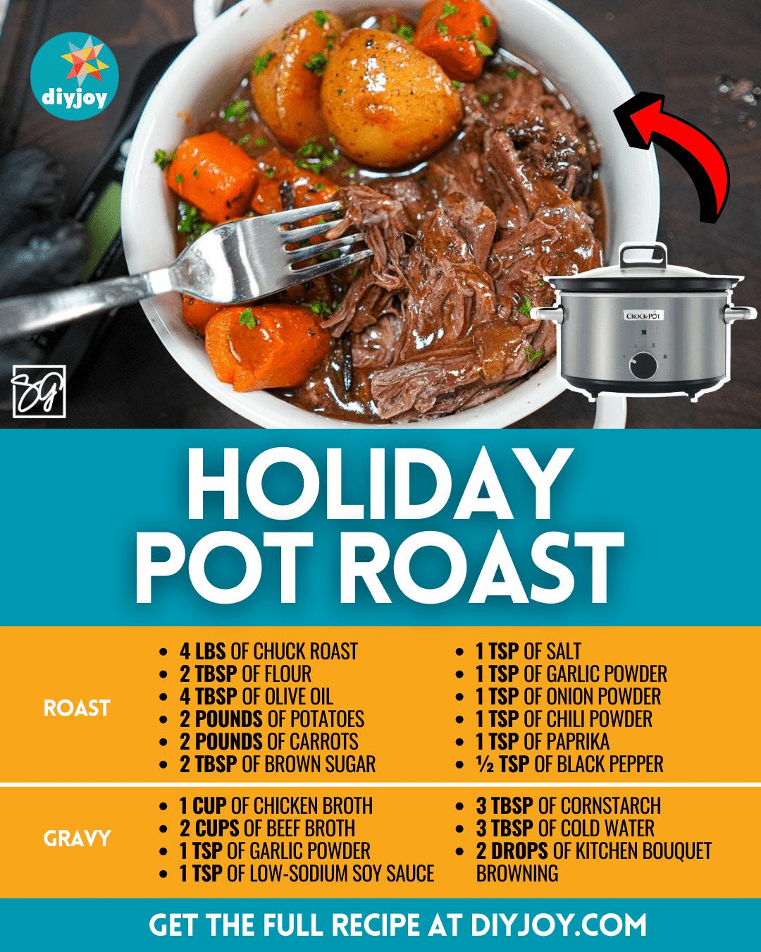 Easy Holiday Pot Roast Recipe