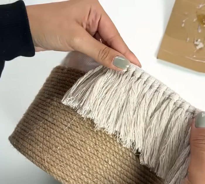How to Make DIY Macrame Basket