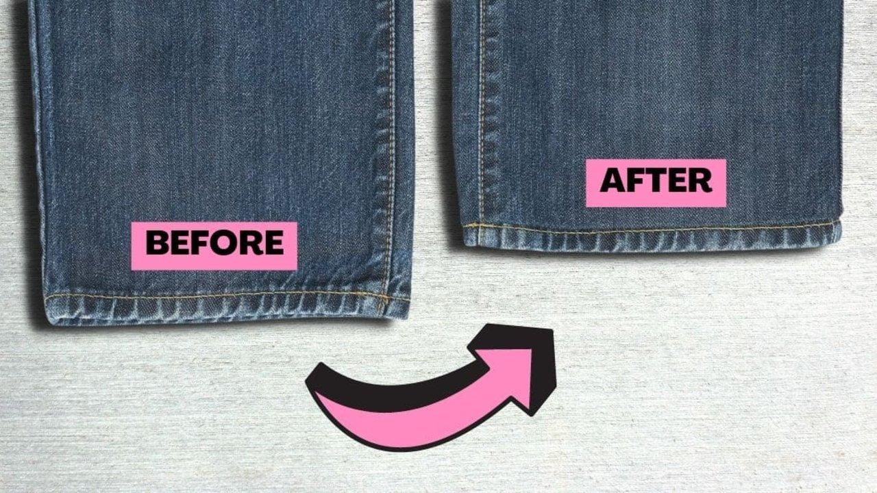 How to Hem Jeans While Keeping Original Hem