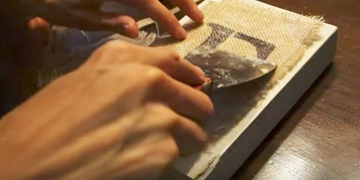 Burlap Transfer Letter