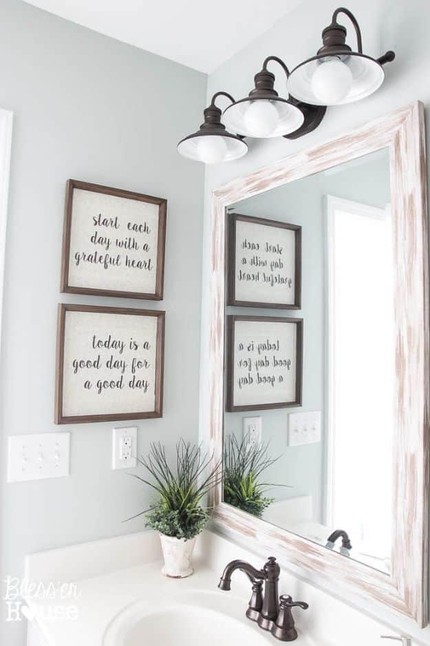 DIY Typography Signs, forgiving enough to redo without wasting materials and proof a small change makes a real difference