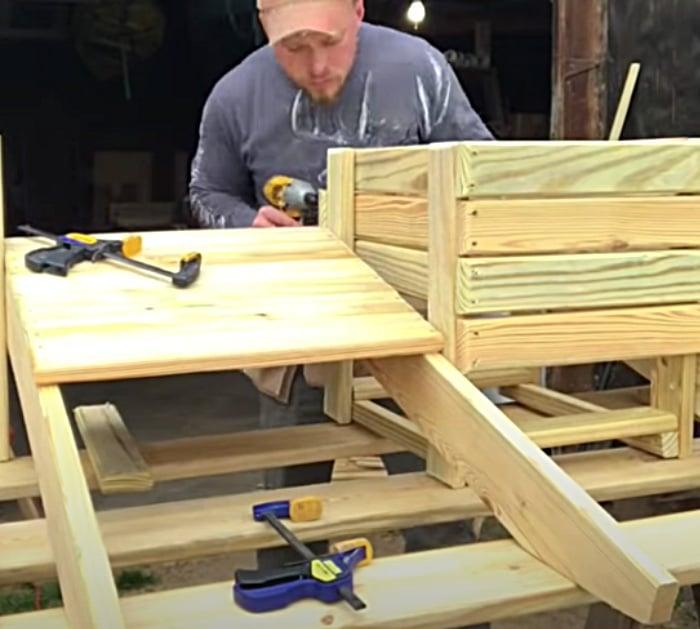 DIY Adirondack Chair With Cooler Tutorial - Youtube Video