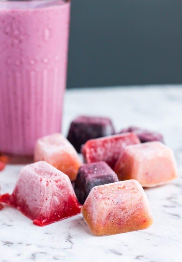 DIY Smoothie Cubes, friendly for a beginner cook working from scratch and a dish that wins over even the pickiest guest