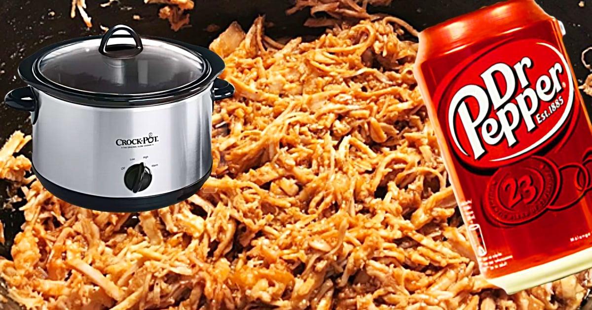 Crockpot Dr. Pepper Pulled Pork Recipe